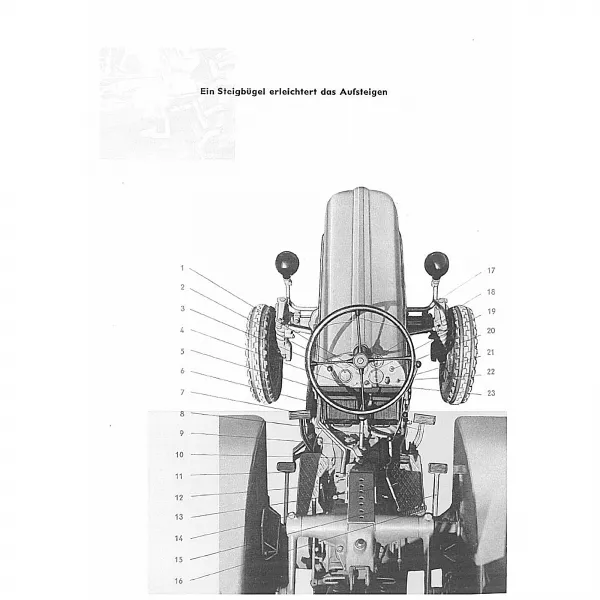 Allgaier Schlepper A122 A133 A144 Betriebsanleitung Bedienungsanleitung 01.1956