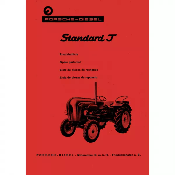 Porsche-Diesel Traktor Standard T217 (1960) Ersatzteilliste Ersatzteilkatalog