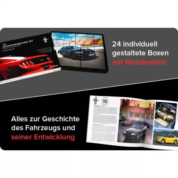 Ford Mustang GT Modellauto Modellbau Adventskalender Franzis Verlag