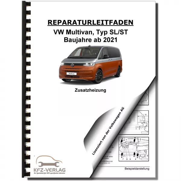VW Multivan SL ST ab 2021 Standheizung Zusatzheizung Reparaturanleitung