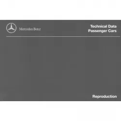 Mercedes-Benz 100 108 109 110 111 112 113 08.63-10.66 technical data table book