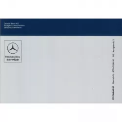 Originalgetreue Bedienungsanleitung von Mercedes-Benz