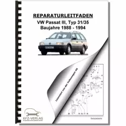 VW Passat 3 (88-93) Mono Motronic Einspritz Zündanlage 1,8l Reparaturanleitung