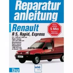 Renault R 5/Rapid/Express (1991-2000) Reparaturanleitung Bucheli Verlag