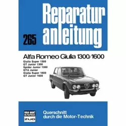 Alfa Romeo Giulia 1300/1600 (1962-1978) Reparaturanleitung Bucheli Verlag