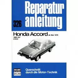 Honda Accord 1600 ccm CVCC 05.1976 - 1981 Reparaturanleitung Bucheli Verlag