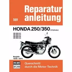 Honda CB 250 K2/K3/K4, CB 350 K4, Typ 310/321/348 (1970-1974) Reparaturanleitung