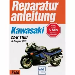 Kawasaki Ninja ZZ-R 1100 (1991-2001) Reparaturanleitung Bucheli Verlag