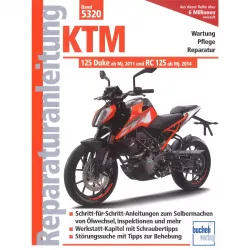 KTM125 Duke ab 2011 RC125 ab 2014 Motorrad Reparaturanleitung Werkstatthandbuch