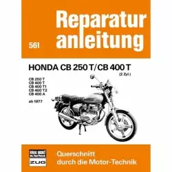 Honda CB 250 T, CB 400 T/T1/T2/A, Typ 367 (1977-1981) Reparaturanleitung