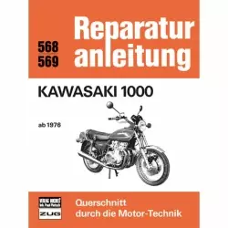 Kawasaki 1000, Typ A1/A2 (1976-1984) Reparaturanleitung Bucheli Verlag