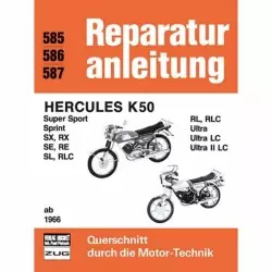 Hercules K50 Super Sport/Sprint/weitere Modelle (1966-1983) Reparaturanleitung