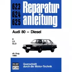 Audi 80 Typ 81/85 Diesel D, LD, GLD 1980-1986 Reparaturanleitung Bucheli Verlag