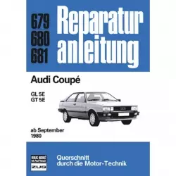 Audi Coupe B2 GL 5E/GT 5E, Typ 81 (09.1980-10.1987) Reparaturanleitung