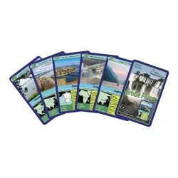 Wendels - Große Flüsse Quartett - ist ein spannendes Kartenspiel, das 32 beeindruckende Flüsse aus aller Welt präsentiert. Jede Karte enthält Angaben zu Ort, Länge und besonderen Merkmalen jedes Flusses. Diese einzigartigen Karten dienen nicht nur zum Spielen, sondern auch als Lernmittel.