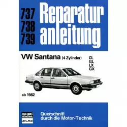 Volkswagen Santana CL GL LX GX 1982-1984 Reparaturanleitung Bucheli Verlag