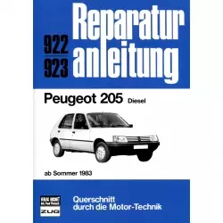 Peugeot 205 Diesel-Modelle 1983 bis 1998 Reparaturanleitung Bucheli Verlag
