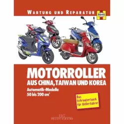 Motorroller aus China, Taiwan und Korea - Reparaturanleitung