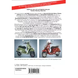 Vespa GT/GTS/GTV Automatik-Roller ab 2003 Reparaturanleitung Auflage 4 in Farbe
