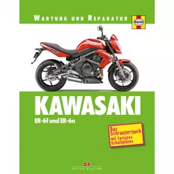 Kawasaki ER-6f & ER-6n (2006-2010) Motorrad Wartungs-/Reparaturanleitung