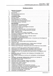 Audi A3 8P 2003-2012 Instandhaltung Inspektion Wartung Reparaturanleitung PDF