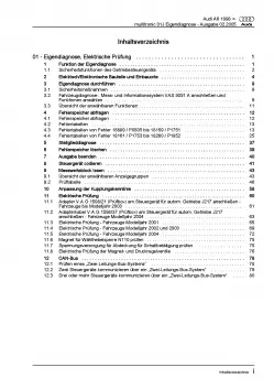 Audi A6 4B (97-05) Eigendiagnose Multitronic Getriebe 01J Reparaturanleitung PDF