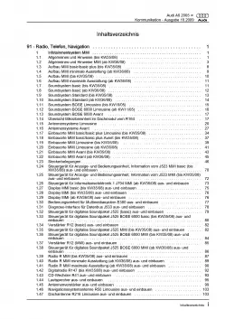 Audi A6 Typ 4F 2004-2011 Radio Navigation Kommunikation Reparaturanleitung PDF