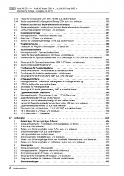 Audi A6 4G 2010-2018 Elektrische Anlage Elektrik Systeme Reparaturanleitung PDF