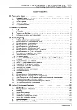 Audi A6 Typ 4G 2010-2018 Instandsetzung Multitronic 0AW Reparaturanleitung PDF