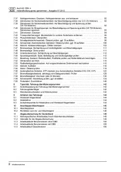Audi A8 4D 1994-2002 Instandhaltung Inspektion Wartung Reparaturanleitung PDF