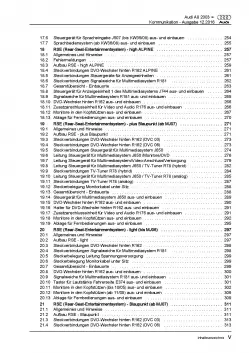 Audi A8 Typ 4E 2002-2010 Radio Navigation Kommunikation Reparaturanleitung PDF