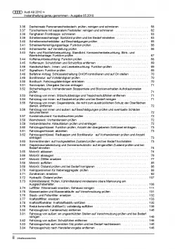 Audi A8 4H 2010-2017 Instandhaltung Inspektion Wartung Reparaturanleitung PDF