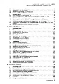 Audi Q2 Typ GA ab 2016 Karosserie Montagearbeiten Außen Reparaturanleitung PDF