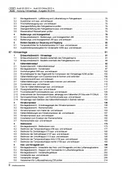 Audi Q3 Typ 8U 2011-2018 Heizung Belüftung Klimaanlage Reparaturanleitung PDF