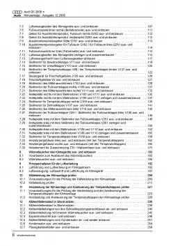Audi Q5 Typ 8R 2008-2017 Lüftung Klimaanlage Reparaturanleitung PDF