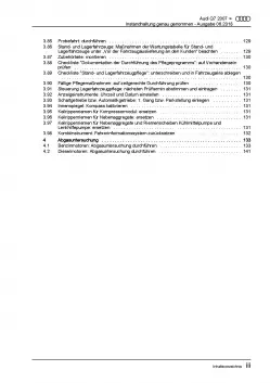 Audi Q7 4L 2005-2015 Instandhaltung Inspektion Wartung Reparaturanleitung PDF