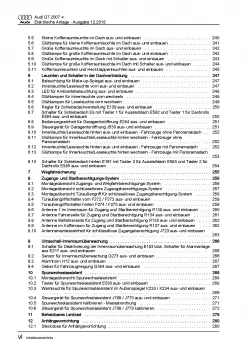 Audi Q7 4L 2005-2015 Elektrische Anlage Elektrik Systeme Reparaturanleitung PDF