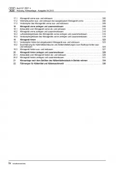 Audi Q7 Typ 4L 2005-2015 Heizung Belüftung Klimaanlage Reparaturanleitung PDF