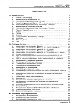 Audi Q7 4L 2005-2015 Verteilergetriebe 0AQ Achsantriebe Reparaturanleitung PDF