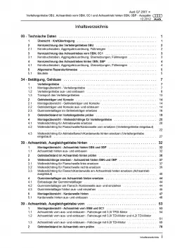 Audi Q7 4L 2005-2015 Verteilergetriebe 0BU Achsantriebe Reparaturanleitung PDF