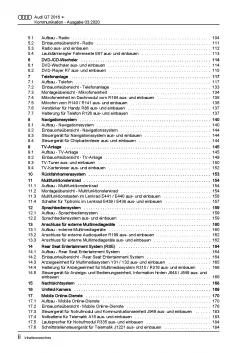 Audi Q7 Typ 4M ab 2015 Radio Navigation Kommunikation Reparaturanleitung PDF