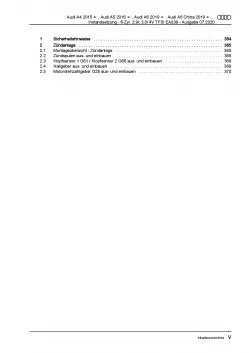 Audi Q7 4M ab 2015 Instandsetzung 6-Zyl. 3,0l Benzinmotor Reparaturanleitung PDF
