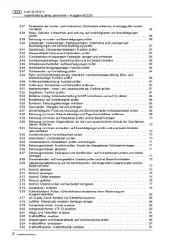 Audi Q8 Typ 4M ab 2018 Instandhaltung Inspektion Wartung Reparaturanleitung PDF