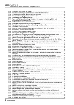 Audi TT 8S FV ab 2014 Instandhaltung Inspektion Wartung Reparaturanleitung PDF