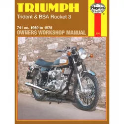 Triumph Motorrad Trident und BSA Rocket 3 (1969-1975) Reparaturanleitung Haynes