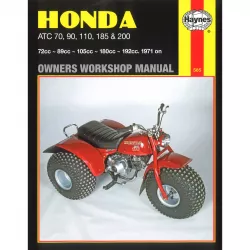Honda ATC 70 90 110 185 200 (1971-1982) Quad Reparaturanleitung Haynes