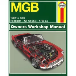 MGB 1962-1980 GT Coupe Roadster 1798cc Classic Vintage Reparaturanleitung Haynes