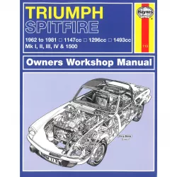 Triumph Spitfire 1962-1981 1147/1296/1493cc Mk 1500 Reparaturanleitung Haynes