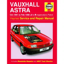 Opel Astra Vauxhall 10.1991-02.1998 Benzin Reparaturanleitung Haynes