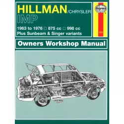 Hillman Chrysler IMP 1963-1976 875cc 998cc Sunbeam Reparaturanleitung Haynes